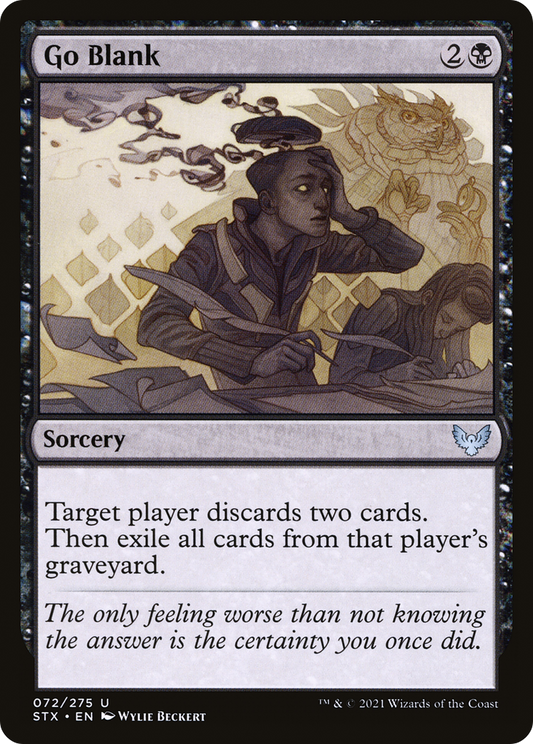 Go Blank - Foil
