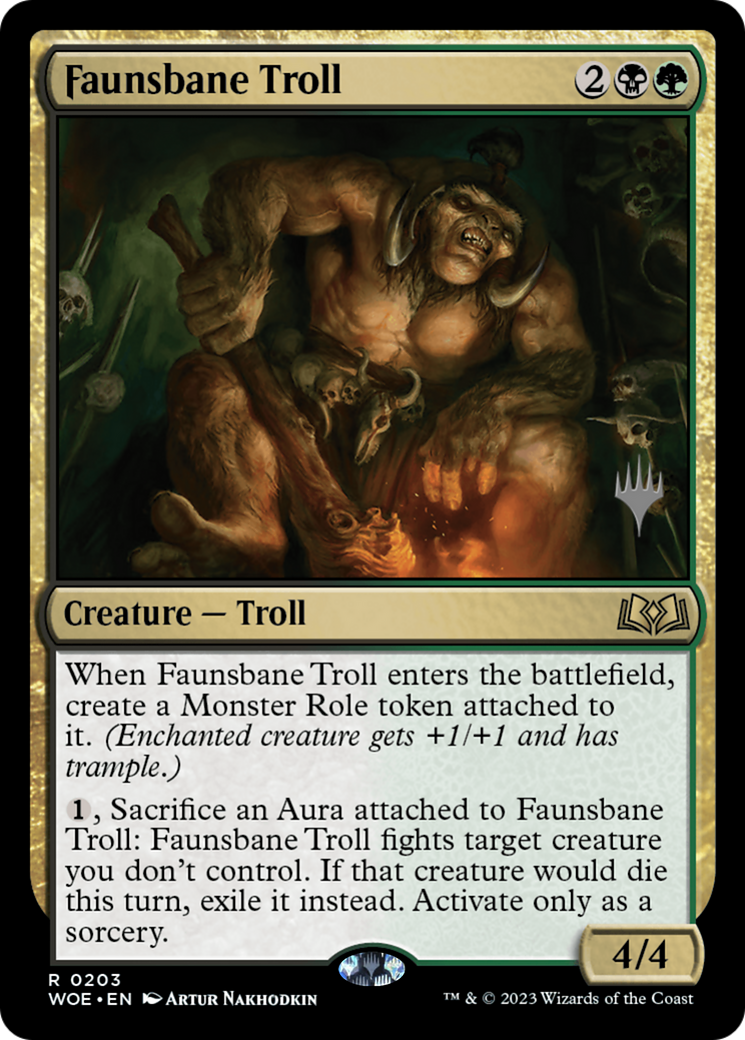 Faunsbane Troll (0203) (Promo Pack) - Foil