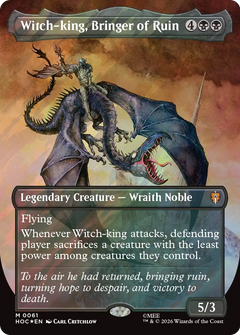 Witch-king, Bringer of Ruin (0061) (Borderless) (HOC) - Surge Foil