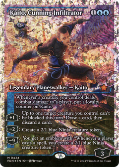 Kaito, Cunning Infiltrator (0434) (Showcase) - Fracture Foil