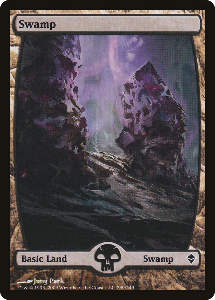 Swamp (239) (Full Art) - Foil