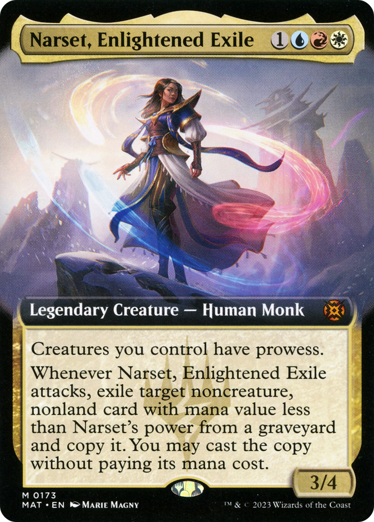 Narset, Enlightened Exile (0173) (Extended Art) - Foil