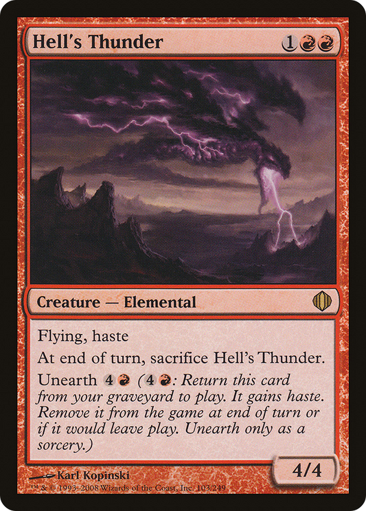 Hell's Thunder - Foil