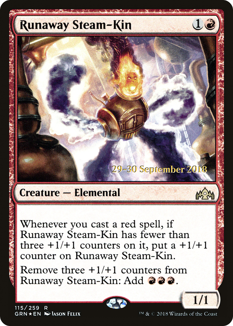 Runaway Steam-Kin (115) (Prerelease) - Foil