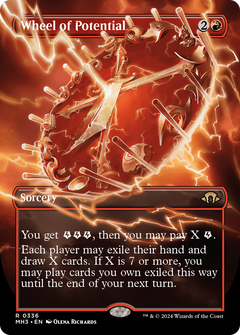 Wheel of Potential (0336) (Borderless) - Foil
