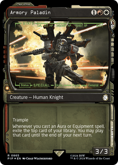 Armory Paladin (0865) (Showcase) - Surge Foil