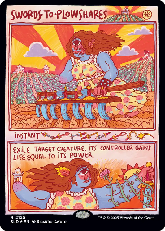 Swords to Plowshares (2125) (Showcase) (SLD) - Foil
