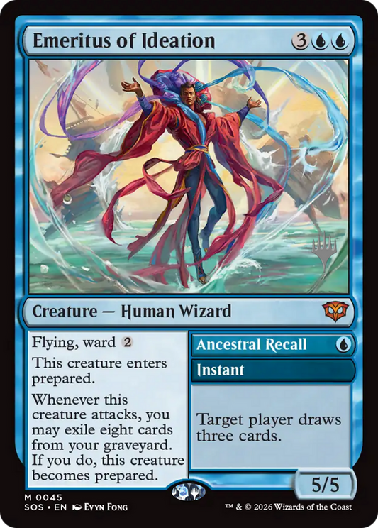 Emeritus of Ideation // Ancestral Recall (0045) (Promo Pack) (PSOS)