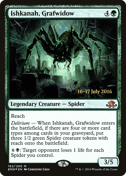 Ishkanah, Grafwidow (162) (Prerelease) - Foil