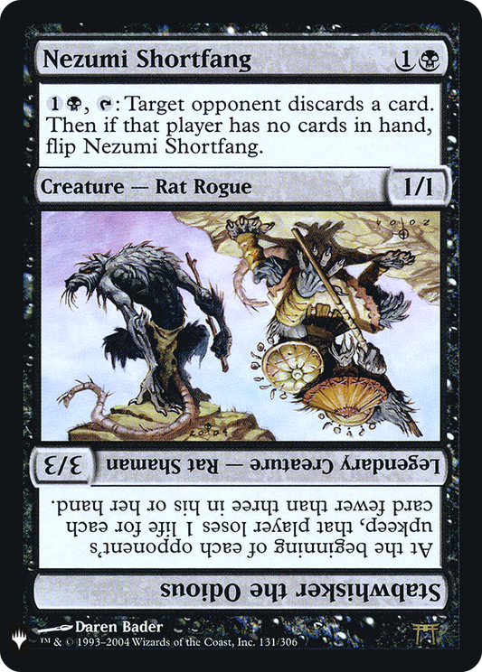 Nezumi Shortfang // Stabwhisker the Odious - Foil