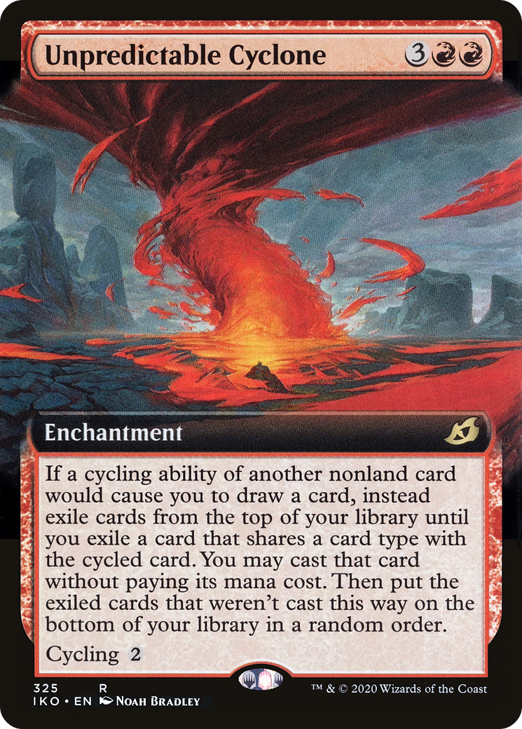 Unpredictable Cyclone (325) (Extended Art) - Foil