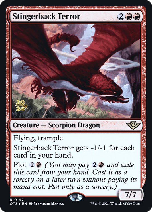 Stingerback Terror (0147) (Prerelease) - Foil