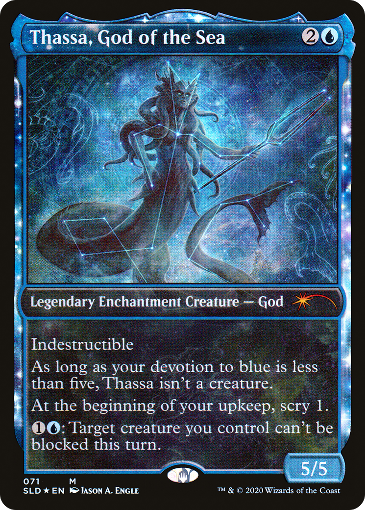 Thassa, God of the Sea (071) (Showcase) - Foil