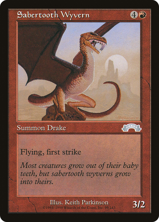 Sabertooth Wyvern