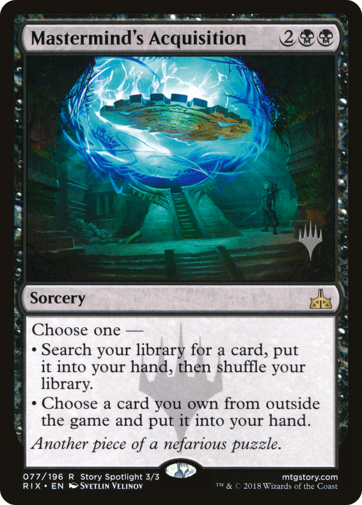 Mastermind's Acquisition (077) (Promo Pack) - Foil