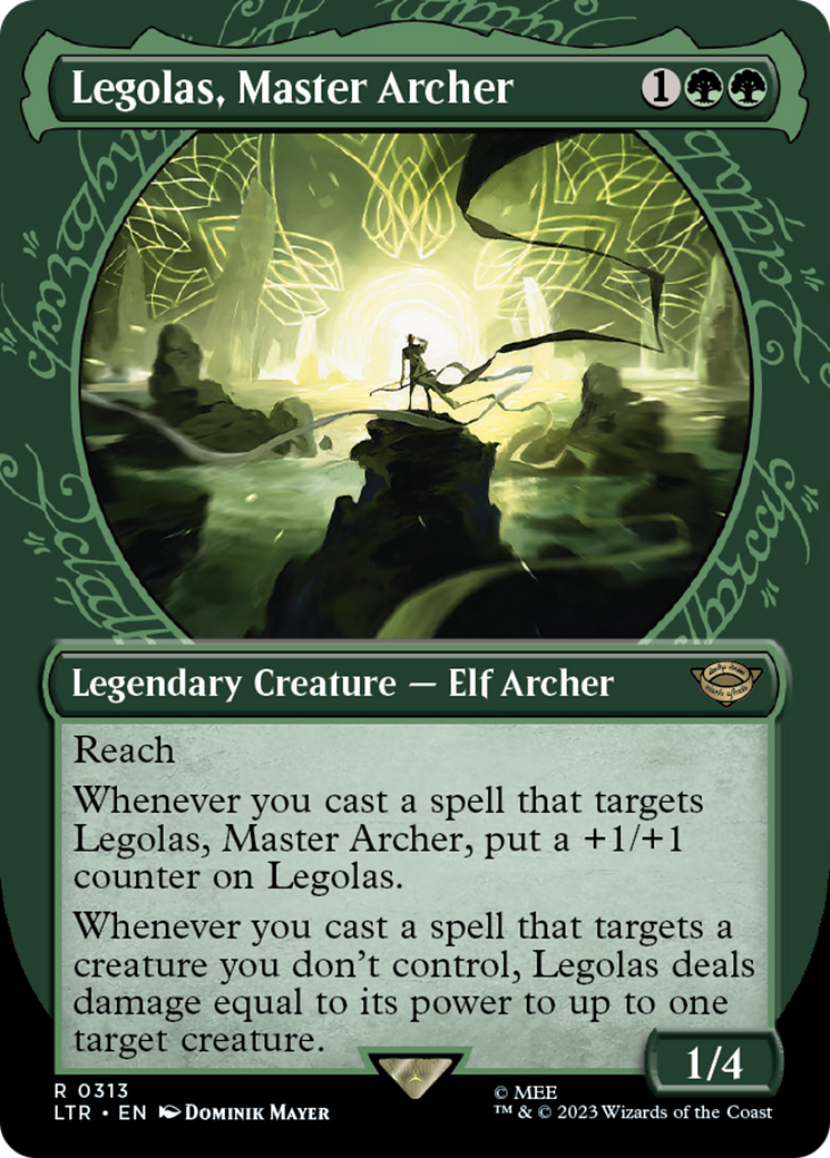 Legolas, Master Archer (0313) (Borderless) (Showcase) - Foil
