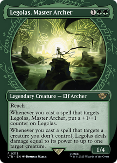 Legolas, Master Archer (0313) (Borderless) (Showcase) - Foil