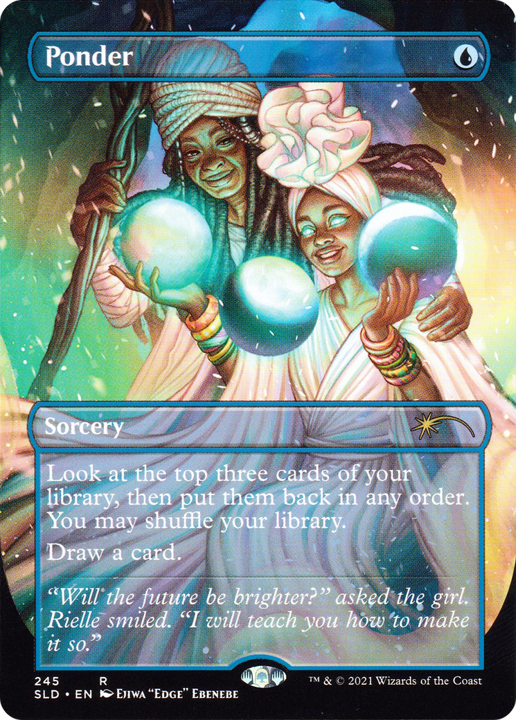 Ponder (245) (Borderless) - Foil