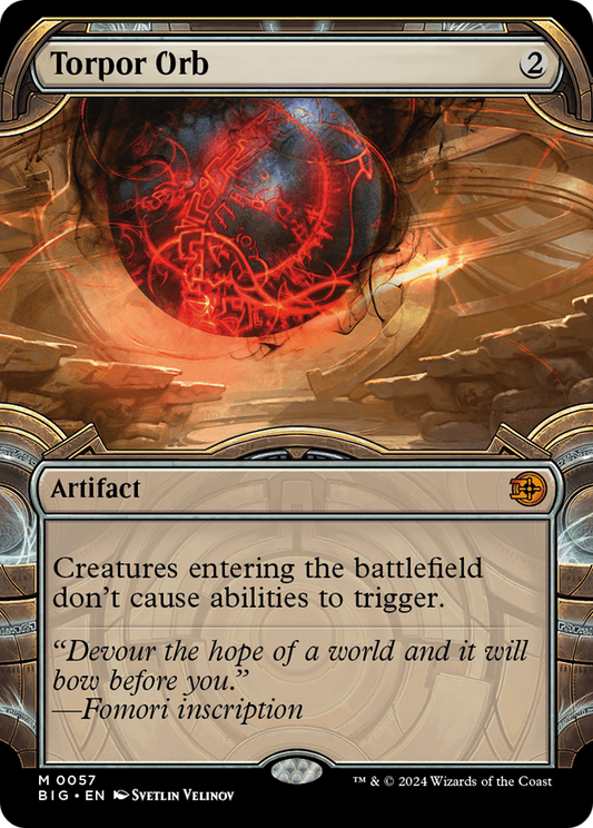Torpor Orb (0057) (Showcase) - Foil