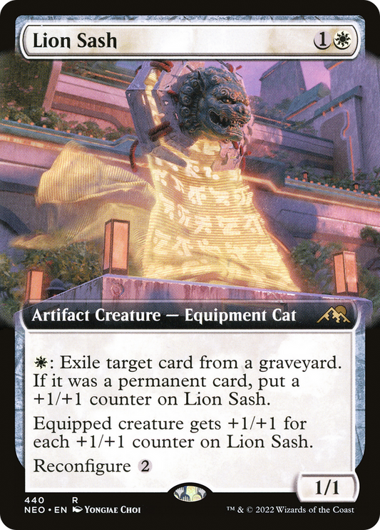 Lion Sash (440) (Extended Art) - Foil