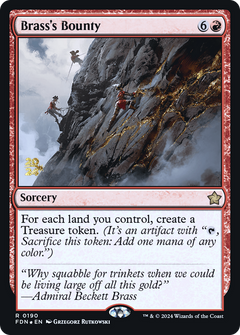 Brass's Bounty (0190) (Prerelease) - Foil