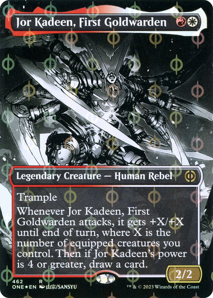 Jor Kadeen, First Goldwarden (462) (Borderless) - Compleat Foil