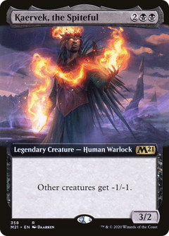 Kaervek, the Spiteful (358) (Extended Art) - Foil