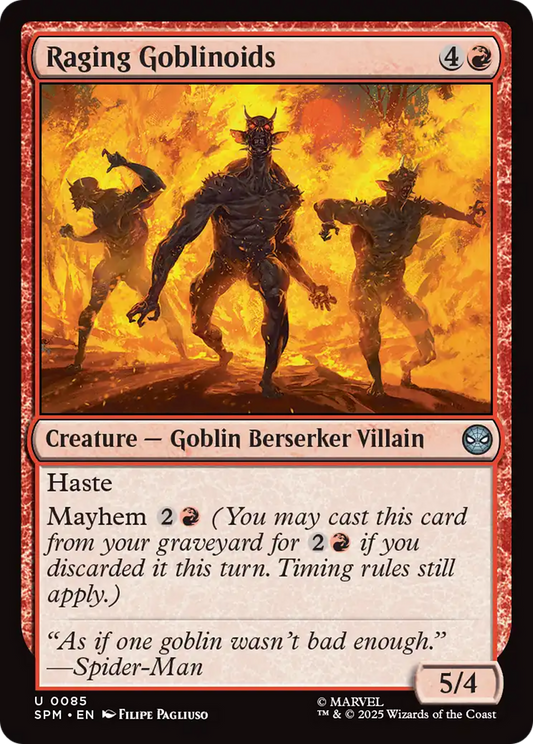 Raging Goblinoids - Foil