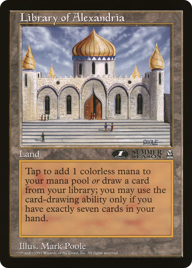 Library of Alexandria (1st Place) (Oversized) (Arena League Promo)