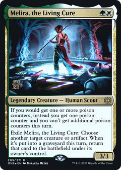 Melira, the Living Cure (209) (Prerelease) - Foil
