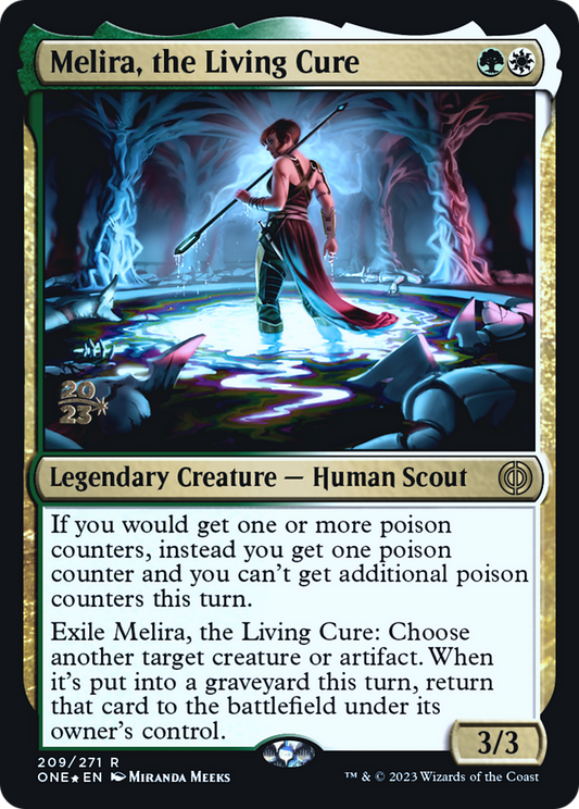 Melira, the Living Cure (209) (Prerelease) - Foil