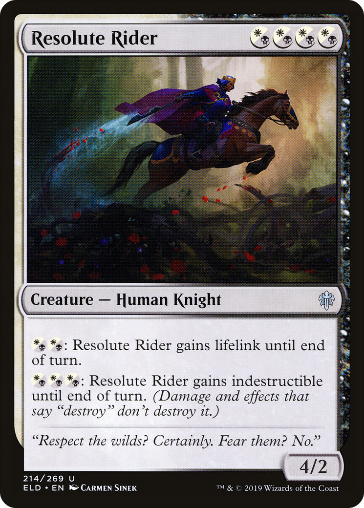 Resolute Rider - Foil