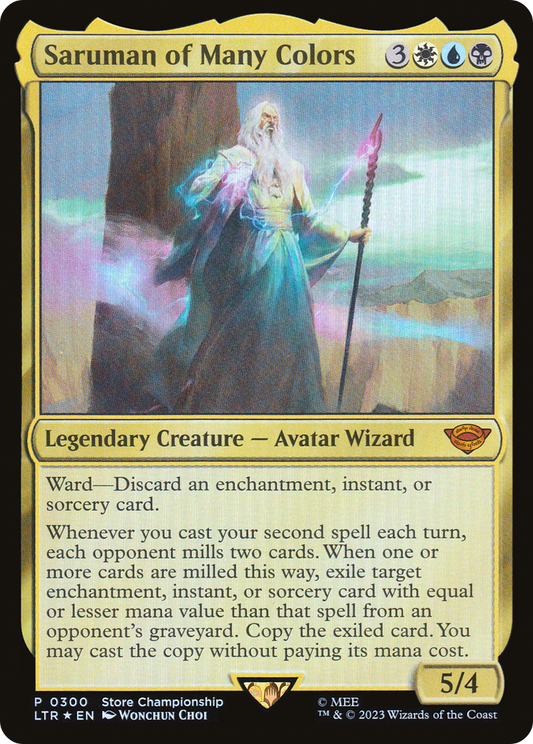 Saruman of Many Colors (0300) (Store Championship) - Foil