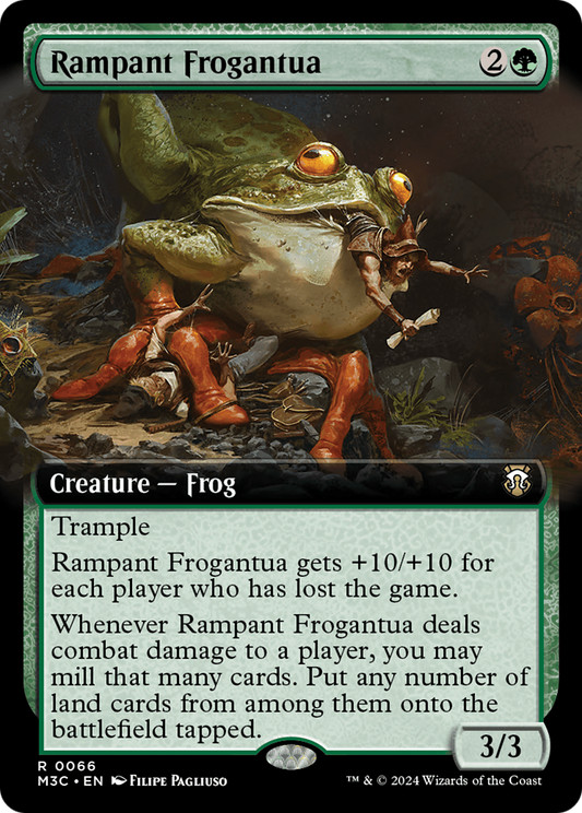 Rampant Frogantua (0066) (Extended Art) - Ripple Foil