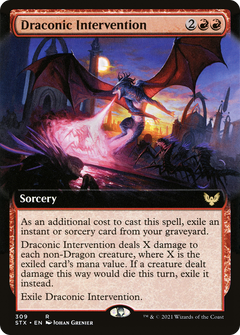 Draconic Intervention (309) (Extended Art)
