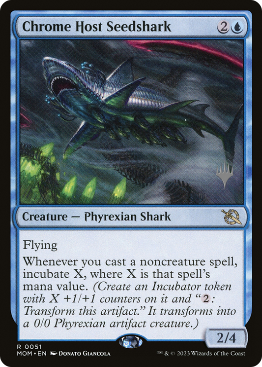 Chrome Host Seedshark (0051) (Promo Pack) - Foil