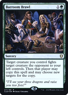 Barroom Brawl (217) (Prerelease) - Foil