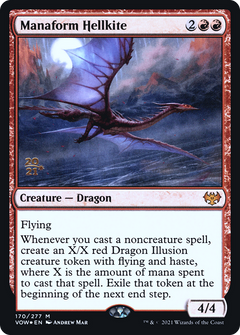 Manaform Hellkite (170) (Prerelease) - Foil