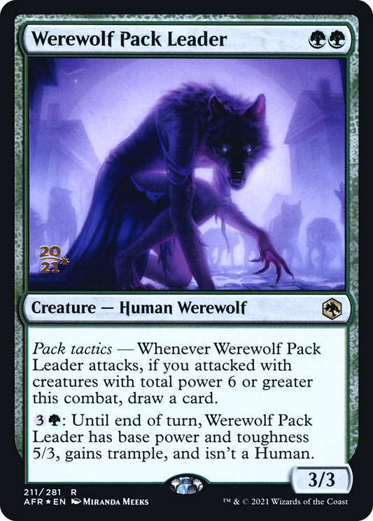 Werewolf Pack Leader (211) (Prerelease) - Foil