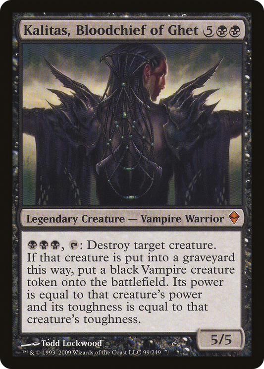 Kalitas, Bloodchief of Ghet - Foil