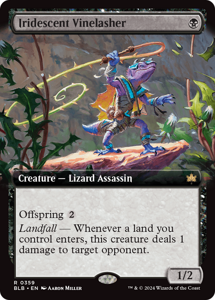 Iridescent Vinelasher (0359) (Extended Art) - Foil