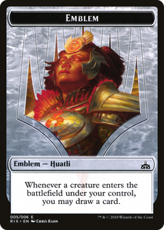 Huatli, Radiant Champion Emblem (005)