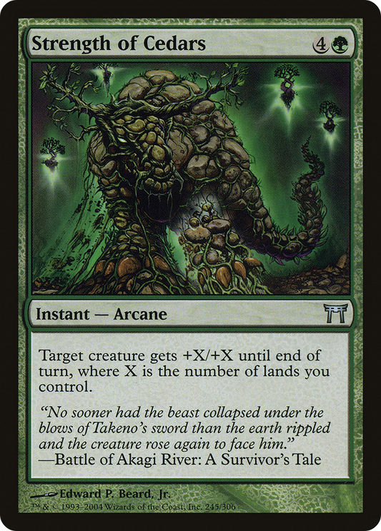 Strength of Cedars - Foil