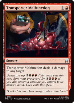 Transporter Malfunction (TRK) - Foil