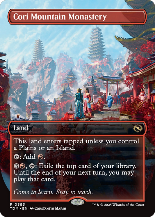 Cori Mountain Monastery (0393) (Borderless) - Foil