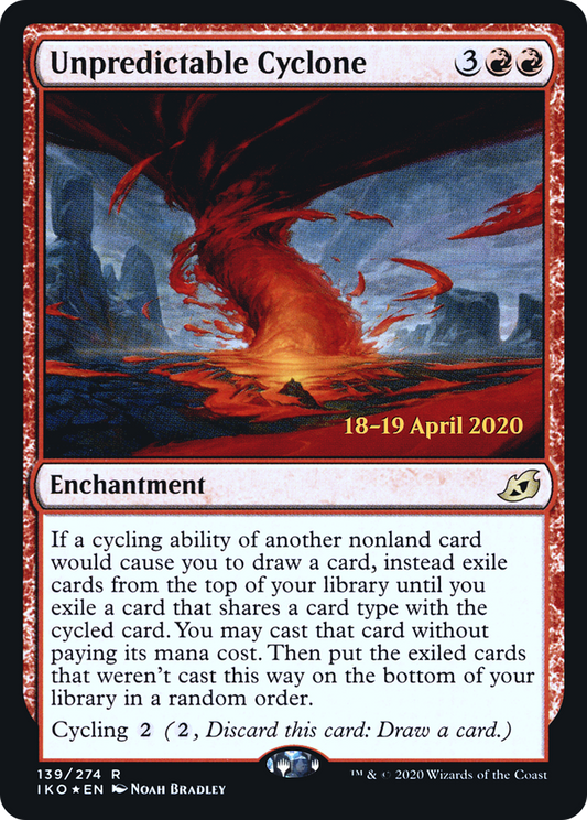 Unpredictable Cyclone (139) (Prerelease) - Foil