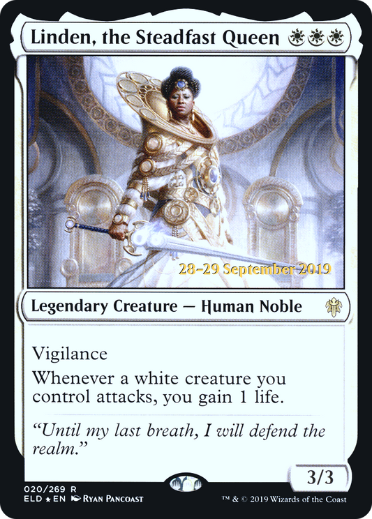 Linden, the Steadfast Queen (020) (Prerelease) - Foil