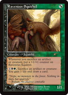 Ravenous Squirrel (0001) (Retro Frame) - Foil