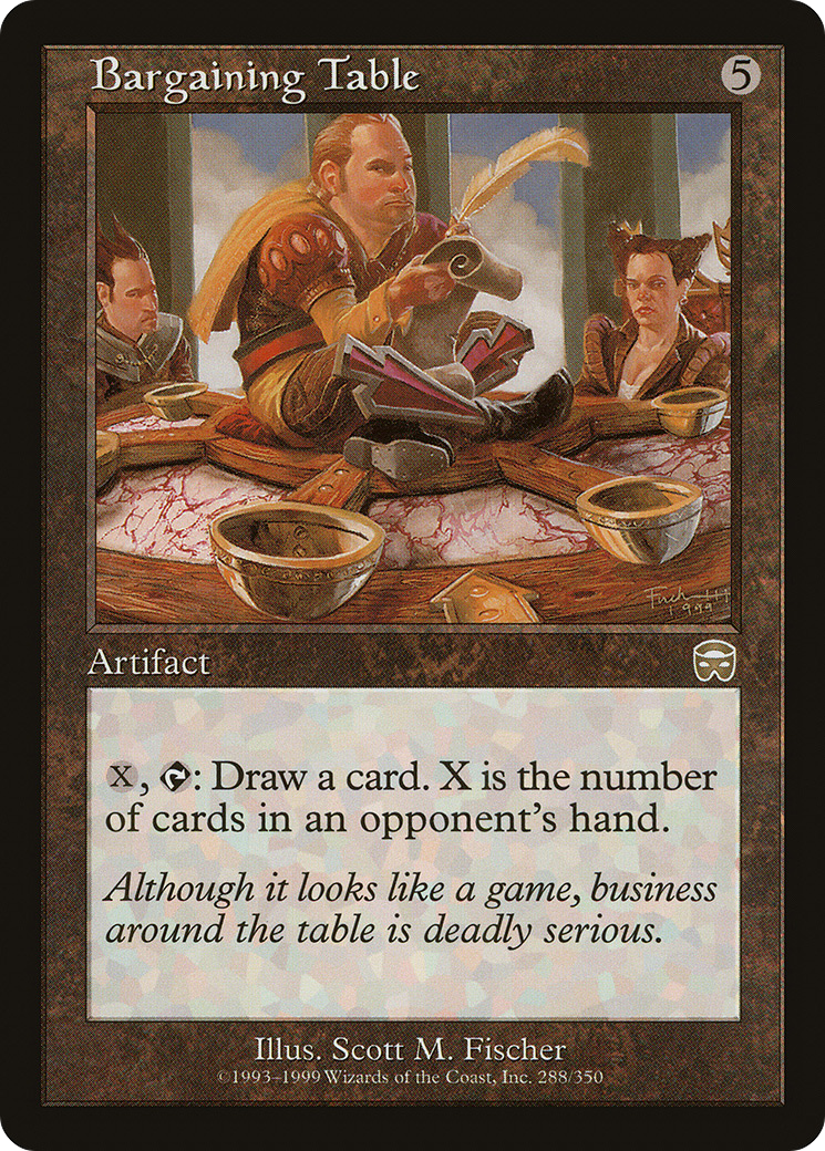 Bargaining Table - Foil