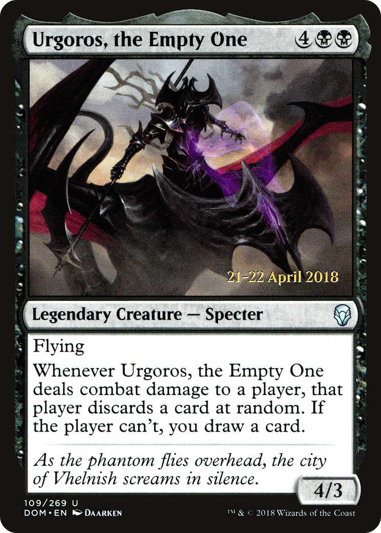 Urgoros, the Empty One (109) (Prerelease) - Foil